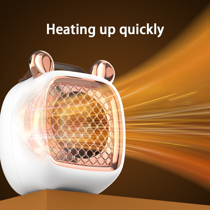 Hand Warmer Electric - 電気ヒーターミニポータブルインテリジェントエアヒーター風切り音低減家庭用暖房ウォーマーファンインテリジェント一定温度