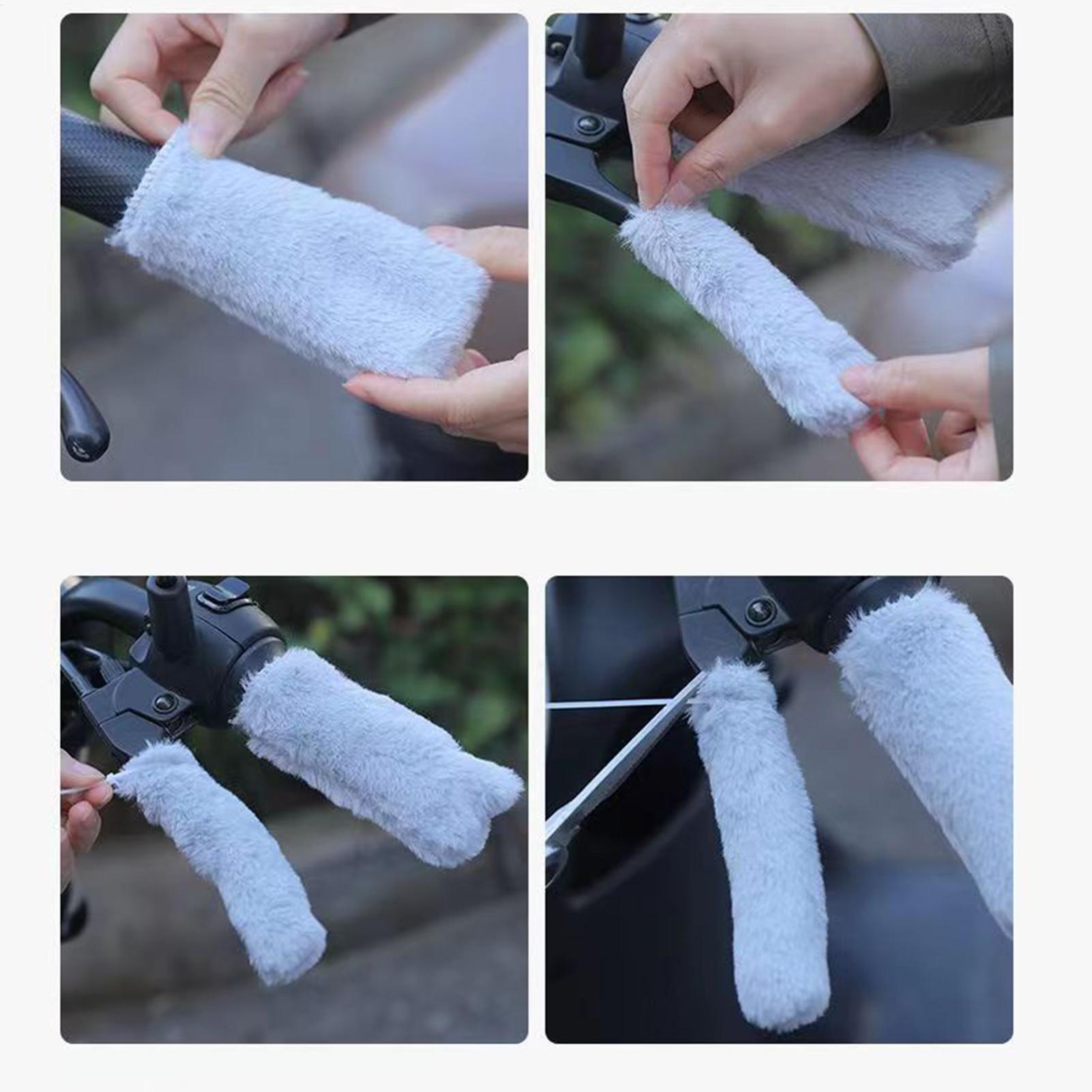 Hand Warmer Electric - オートバイのハンドルバーグリップ暖かいハンドウォーマー冬電動自転車ハンドルバーカバー男性女性三輪車 ATV バイク