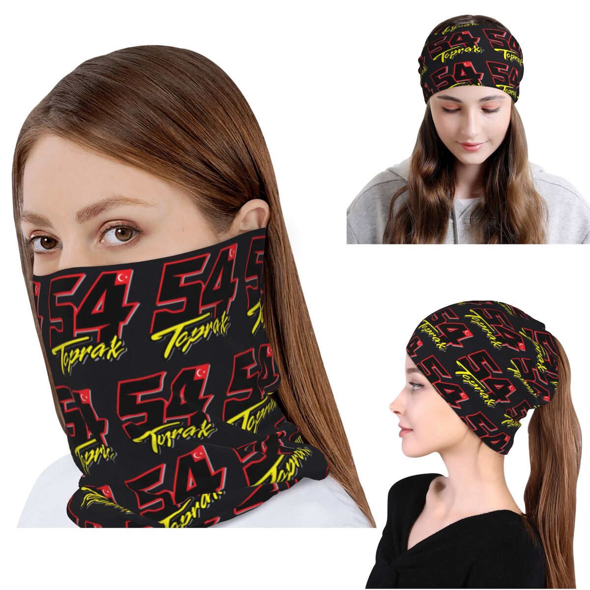 Knit Beanie Hat Warm - Toprak Razgatlioglu 54 バンダナ ネックゲイター マジック