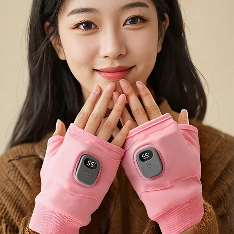 Touch Screen Gloves - スマート電気加熱手袋 3段階の温度調整 防水タッチスクリーン加熱手袋 適切な暖かい手袋