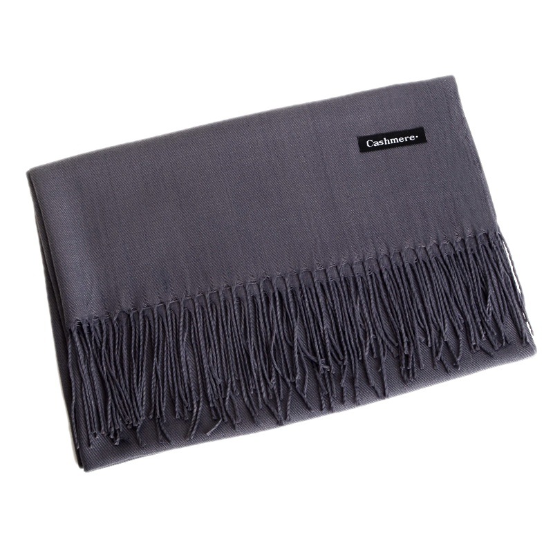 多目的模造カシミヤスカーフ起毛無地肥厚スカーフロングスカーフ - Cashmere Pashmina Wrap のレビューと価格