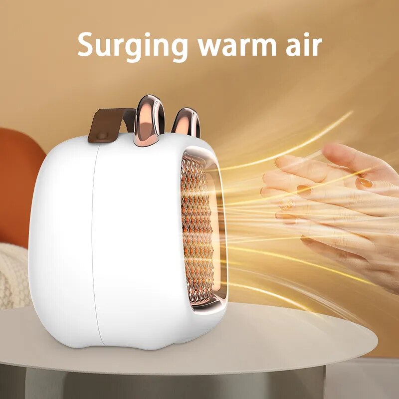 電気ヒーターミニポータブルインテリジェントエアヒーター風切り - Hand Warmer Electric のレビューと価格