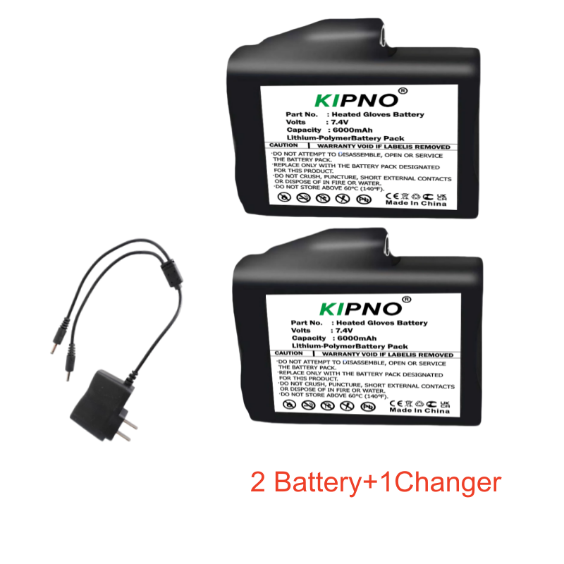 加熱手袋用バッテリー 7.4V 6000mAh ポリマーリチ - Heated Vest Battery のレビューと価格
