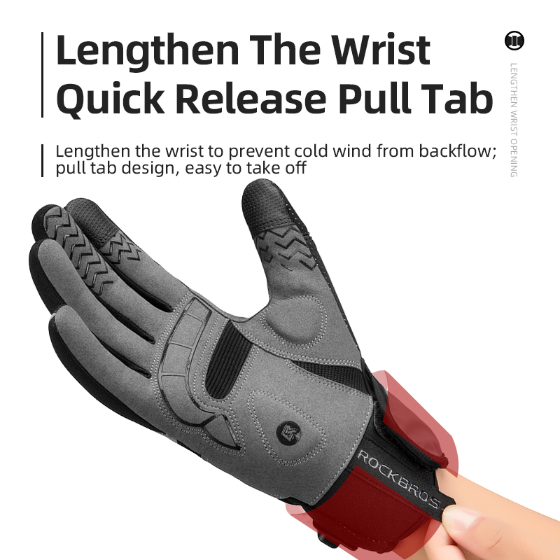 Rockbros-サイクリング用の電気加熱冬用グローブ、タッ - Touch Screen Gloves のレビューと価格