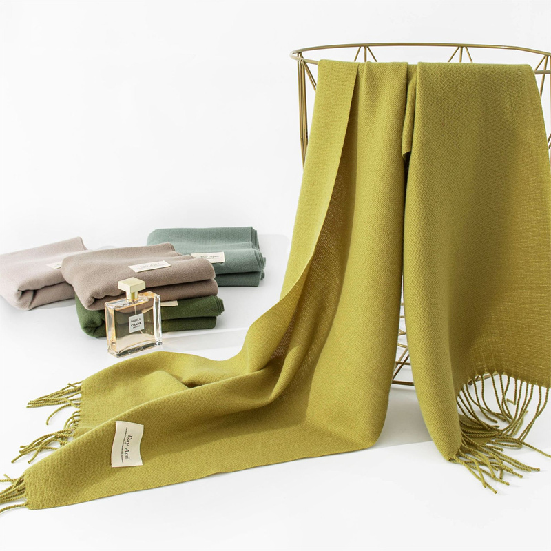 2024 秋のスカーフ女性のためのロング暖かいカシミヤスカー - Cashmere Pashmina Wrap のレビューと価格